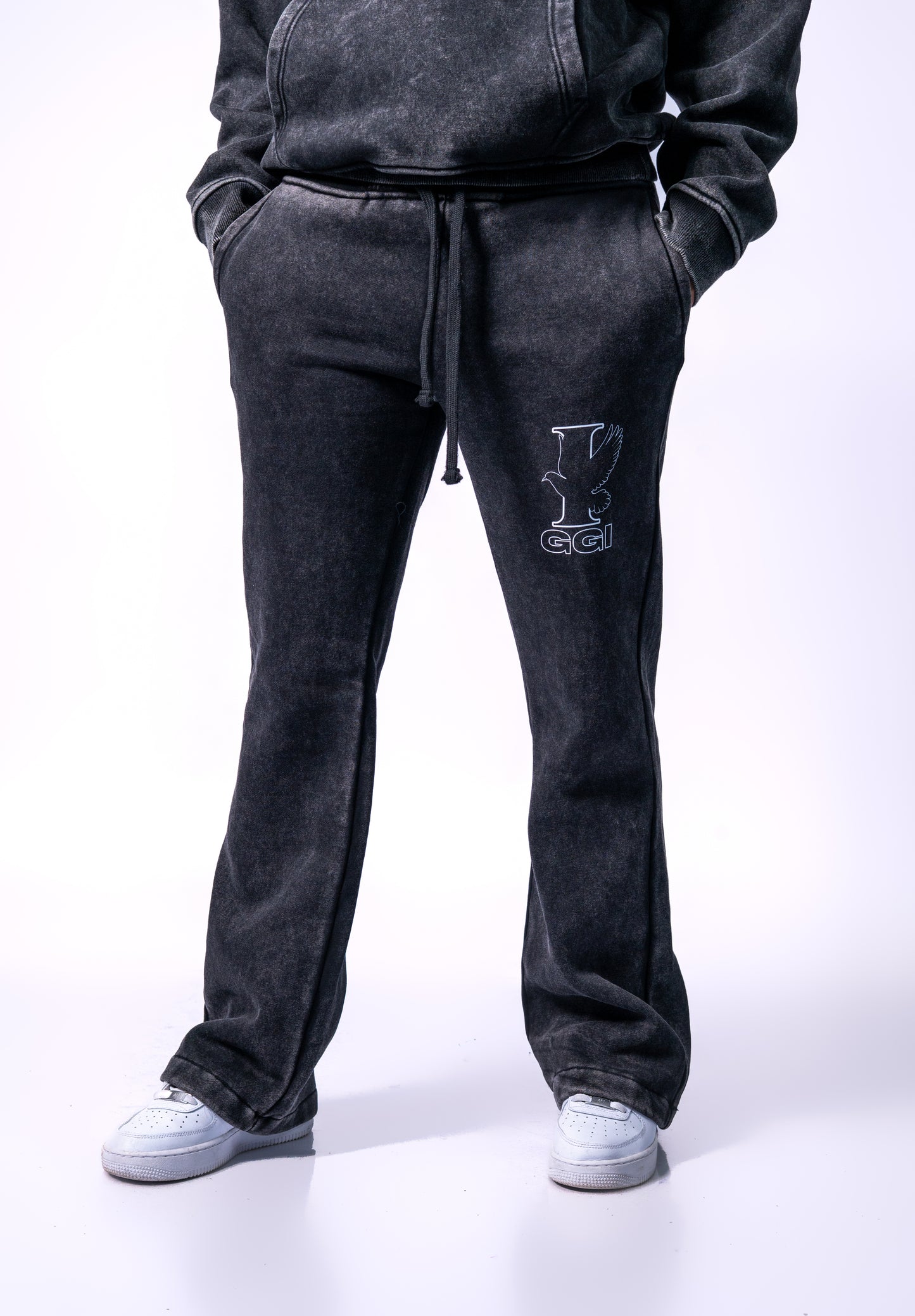 Immortelle x Go Get It Charcoal Sweatsuit