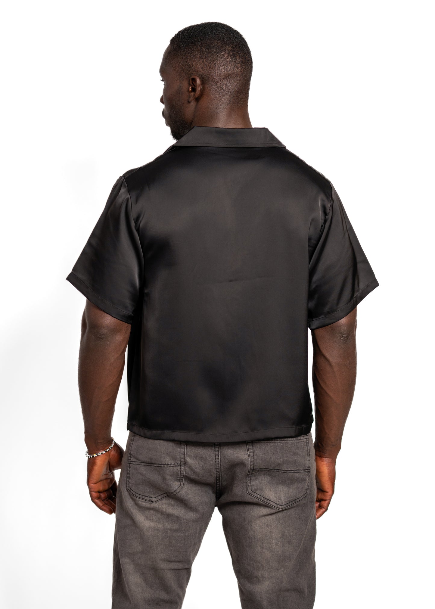 BlackOut Embroidered Logo Shirt Button-Up