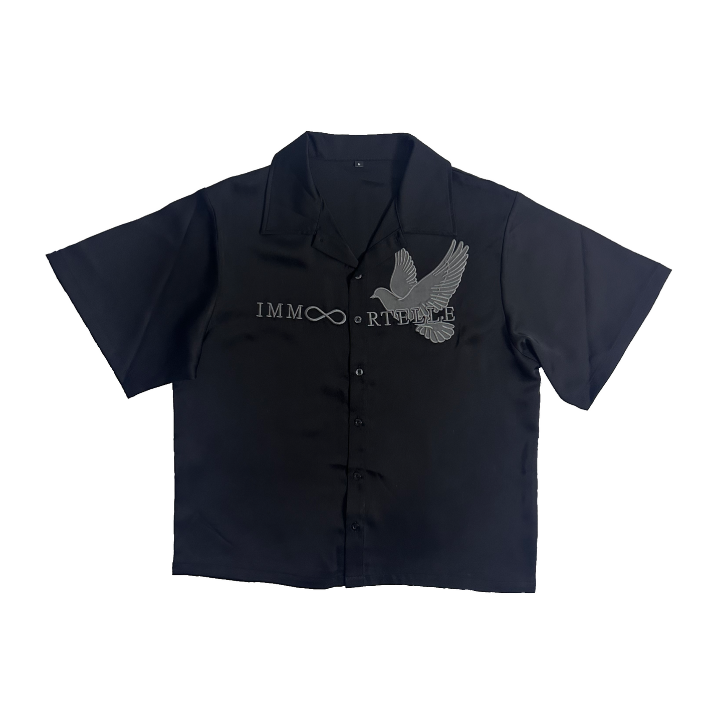 BlackOut Embroidered Logo Shirt Button-Up