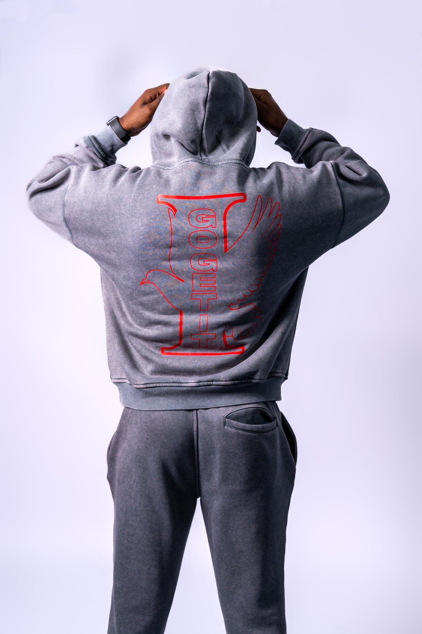 [PRE-ORDER] Immortelle x Go Get It Space Gray Sweatsuit